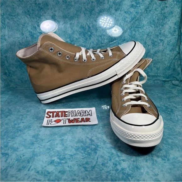 Converse Chuck 70 Light Brown Men’s Canvas High Top Shoes Sneakers Size 12 - Picture 1 of 5